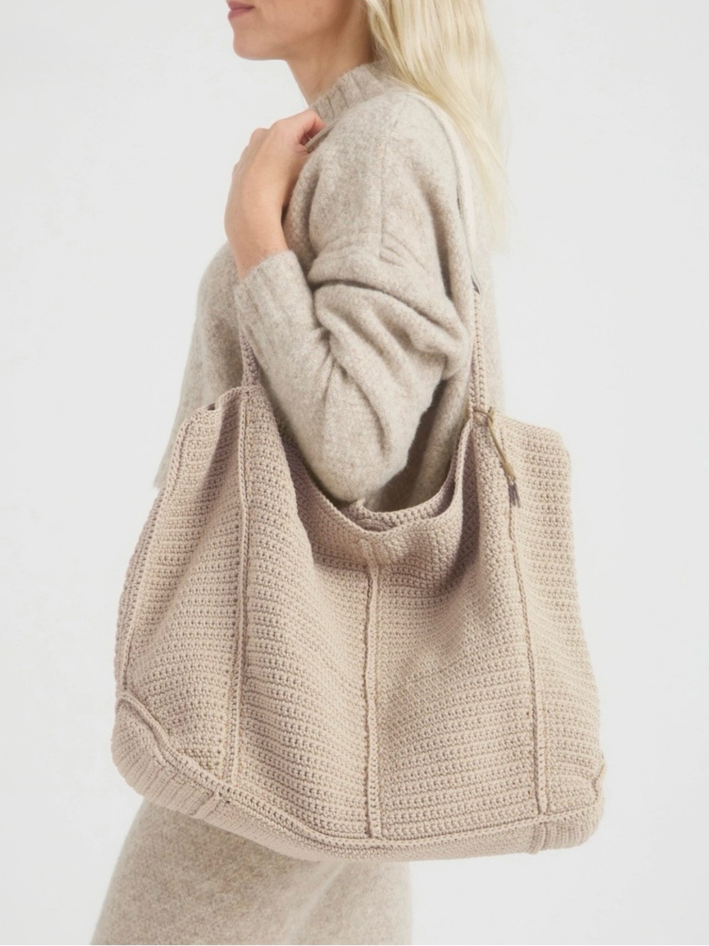 The Sak Los Feliz Large Tote Hand Crochet Bag